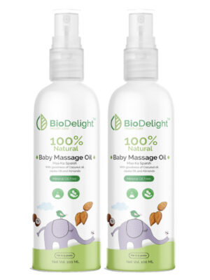 100% Natural Nourishing Baby Massage Oil (200 ML)